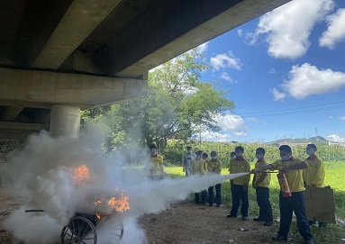 消除事故隱患、筑牢安全防線——零管中心開展滅火演練